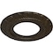 Ekena Millwork Claremont Ceiling Medallion (Canopies up to 5 5/8"), 9"OD x 4 1/2"ID x 1/2"P, Stone Hearth Crackle CM09CLSHC - alternate 3